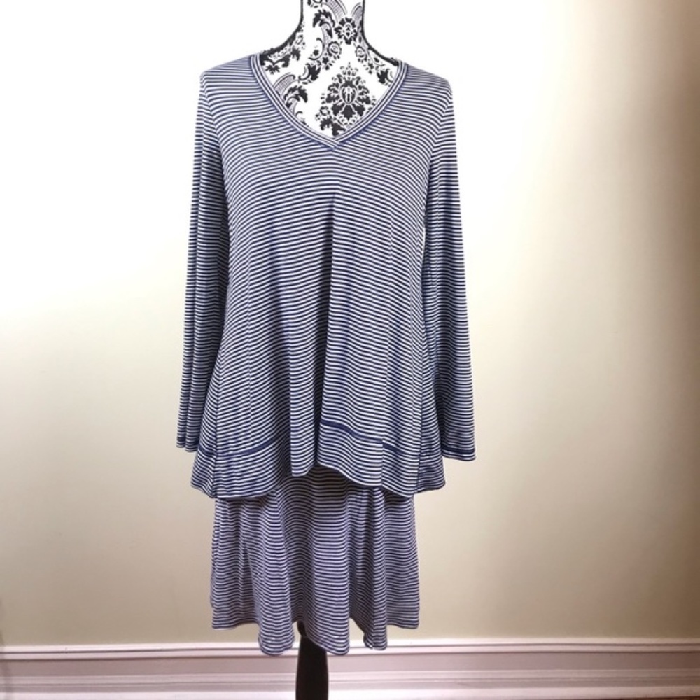 Max Studio Women’s Set:Long Sleeve Shirt+Skirt ALSU00196